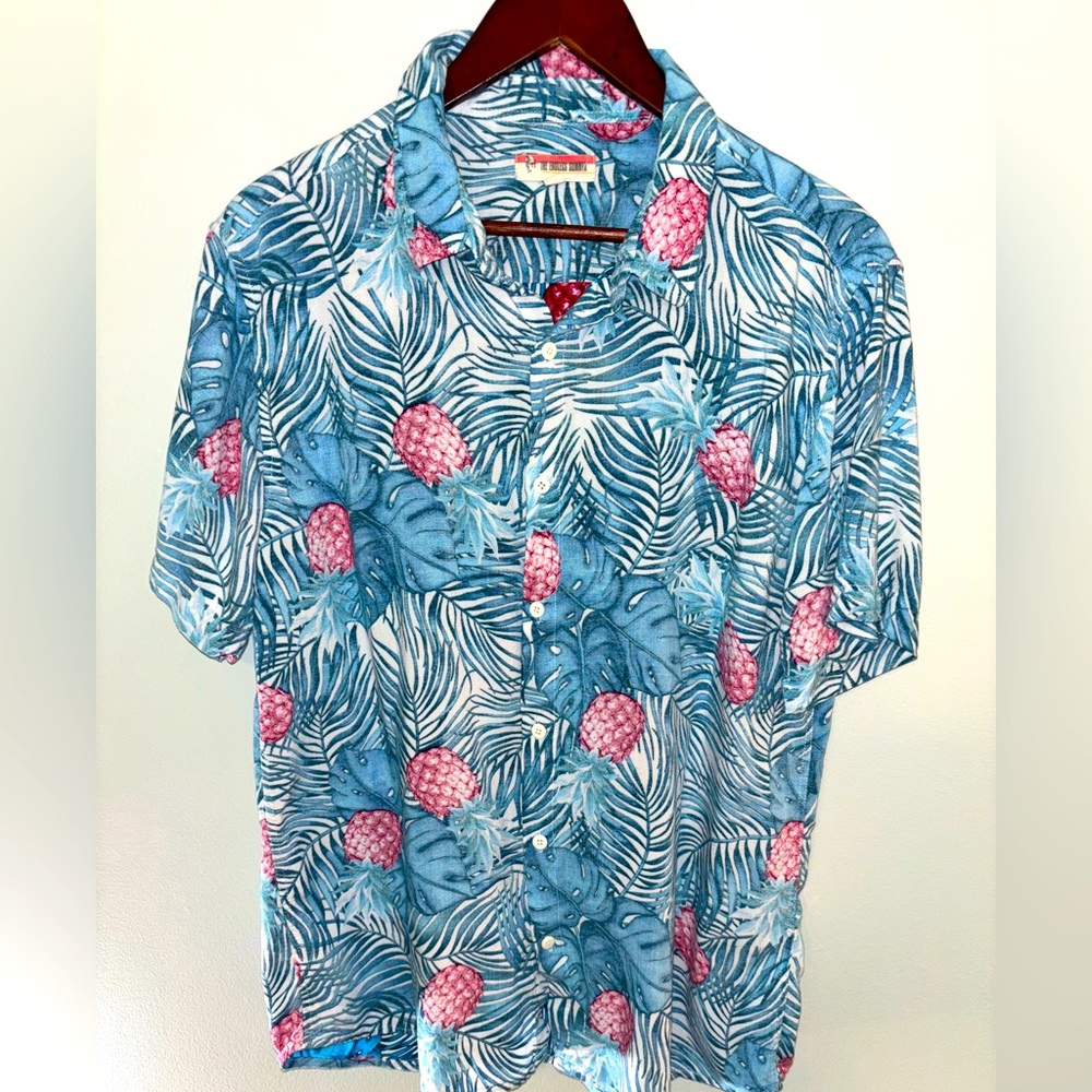 The Endless Summer Tropical Shirt Size Large Rayon Cruise Beach Wear